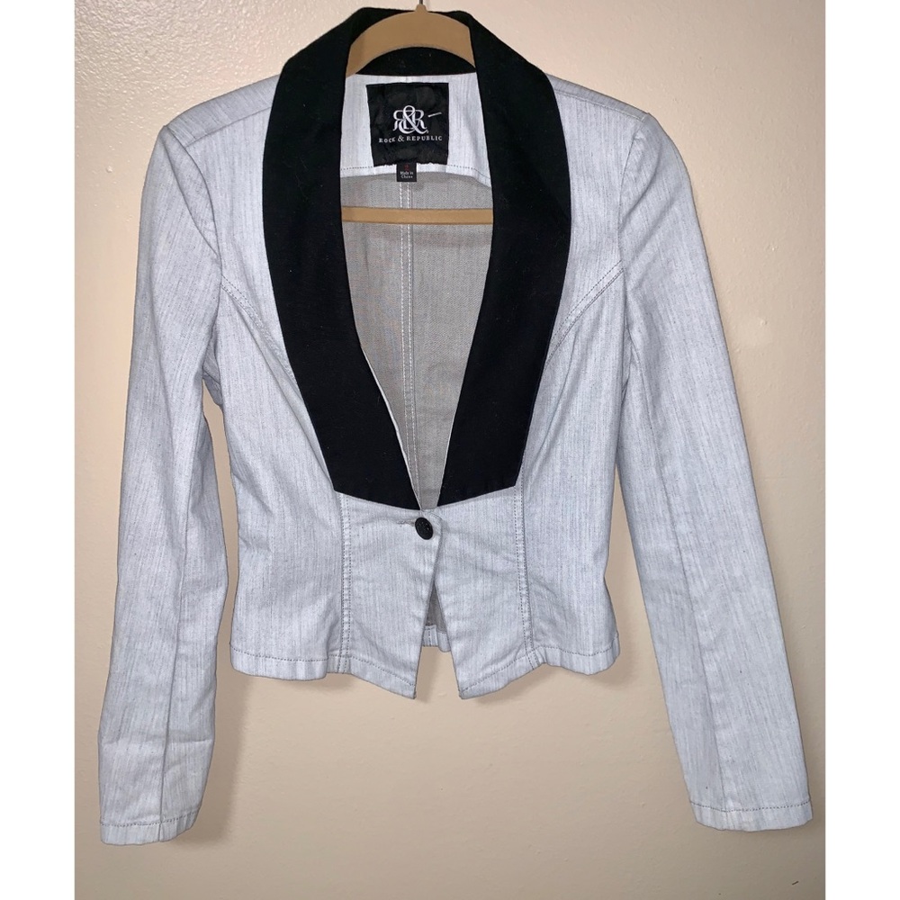 Rock & Republic Grey Jean Jacket